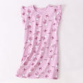 Girl Cotton Nightgown Dress Comfortable Cotton Girls' Nightdress Home Wear Children's Pajamas Size 100-170.