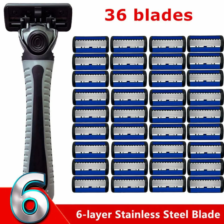 6 Guard Razor Razor Classic 6 Layer Safety Razor for Mens Shaving&Womens Hair Removal ...