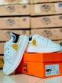 School shoes for boys with soft rubber sool and white.