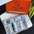 Premium Ultra 7 in 1 Smart watch set - High Quality All smart watch - 49 MM BT Calling Sports Mode Fitness 7 Belt With Smart Watch for Men & Women Smartwatch (Multicolor Strap) - With 7 in 1 Accessories  - Series Watch - With 7 Different Kinds Of Straps. 