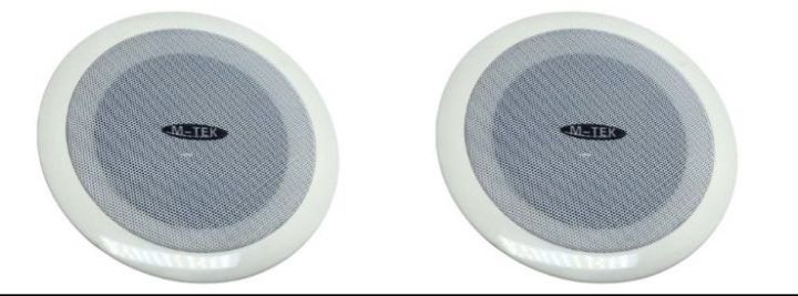 Ceiling Speaker Pair 6 inch M-Tek CF-015 Best Price in Pakistan