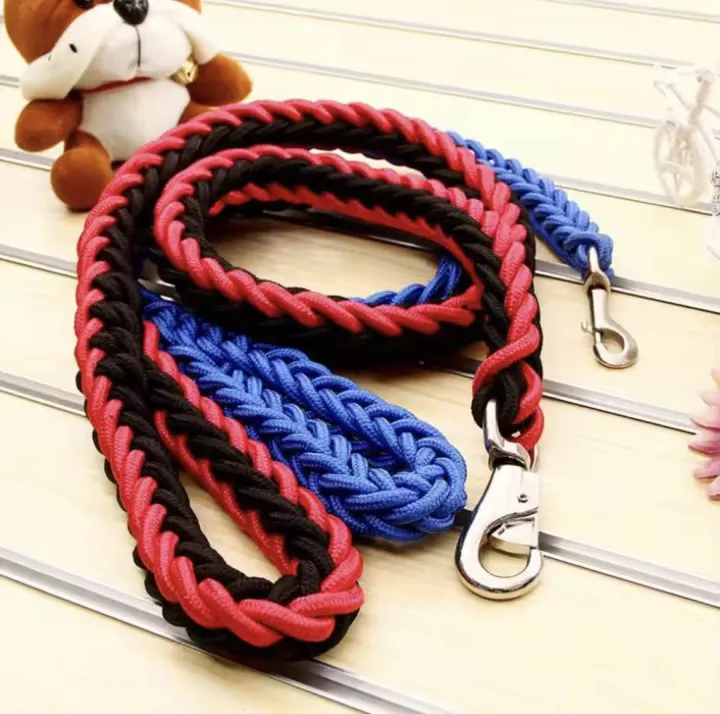 Heavy%20Duty%20Dog%20Leash%20for%20Large%20Dogs,%208%20Nylon%20Rope%20Braided%20Lead,%20Strong%20Durable%20Traction%20Strap%20for%20Medium%20to%20Big%20Dogs%20Pitbull%20-%20Image%204