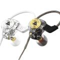 QKZ AK3 FiLe Wired Earphone With Microphone HiFi Music Monitor Bass Headphones Noise Cancelling Headset For Sport Gaming Earbuds.