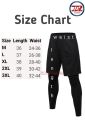 Men's Compression 2-in-1 Shorts – Lycra with Mesh for Support, Breathable, Quick-Dry, Black. 