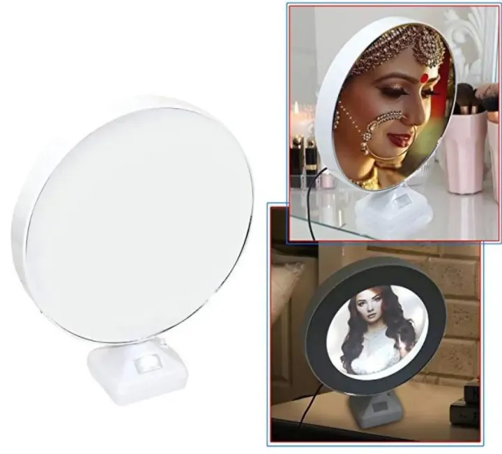 Light Frame Magic Magic Mirror Photo Frame With LED Light And Rechargeable. | Daraz.com.np