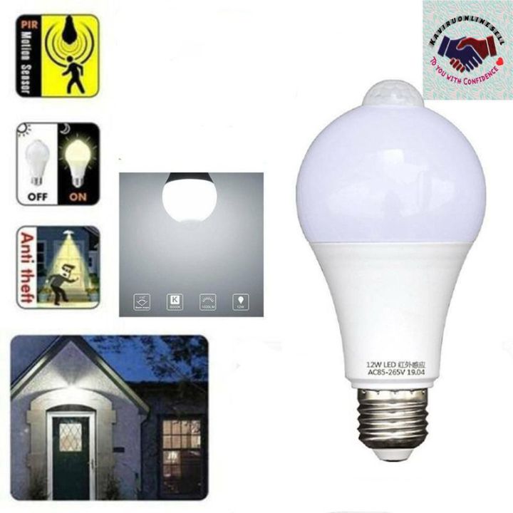 PIR Motion Sensor LED Bulb