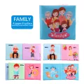 Baby Cloth Books Enlightenment Early Educational Toys Kids Fruits Animal Numbers Food Cognitive Book for Toddlers 12-72 Month. 