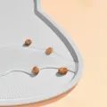 Silicone Pet Feeding Mat Non-Slip Waterproof Dog Cat Bowl Pad with Raised Edge for Food and Water Cushion Placemat. 