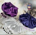 Silk shorts for women and girls + silk short pant + pant + silk night suit + silk night wear.