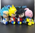HOT Dragon Ball Plush Stuffed Toys Saiyan Goku Vegeta Buu Cartoon Japan Anime Figure Doll Baby Birthday  Home Decor. 