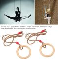 Gymnastics Rings for Home Playground Gym Pull Up Ring (Physical Exercise) Gymnastics 25mm Adjustable Buckle. 