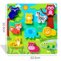 Children's 3D Puzzle Animal Transportation Sea Animal Fruits Early Education Fun DIY Paste Puzzle Toys for Kids . 