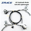 ZRACE M1 X2 / X4 Mountain Bike Hydraulic Brake, MTB Oil Pressure Disc Brake Set, Front and Rear MTB Brake, Full CNC Lightweight. 
