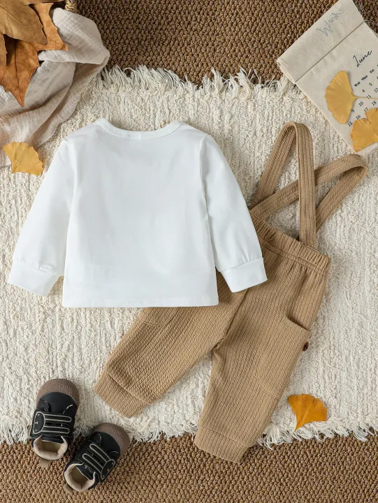 2PCS%20Baby%20Boys%20Boys%20Autumn%20Cute%20Long%20Sleeve%20Top%20%20With%20Bear%20+Button%20Jumpsuit%20Playsuit%20Overalls%20Sets%20Clothes%20Casual%20Outfits%20-%20Image%202