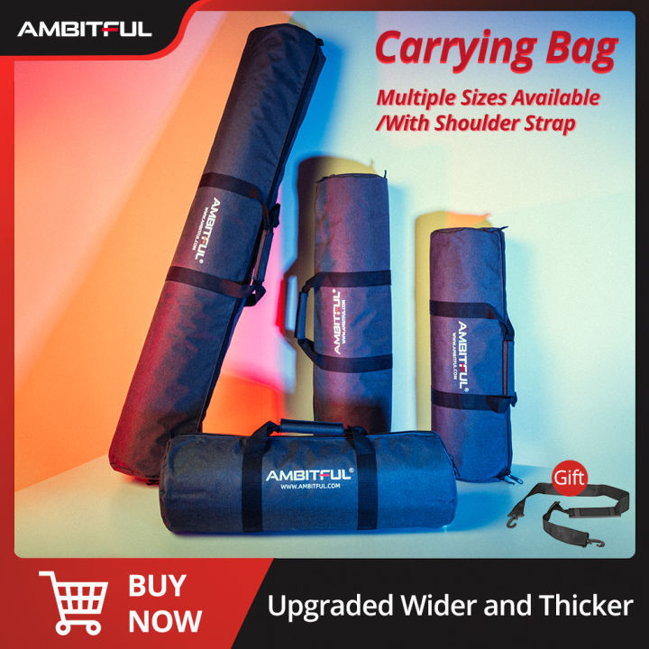 AMBITFUL TB PRO 50/60/70//80/90/100/110/120/130/140cm  Padded Camera Monopod Tripod Carrying Bag Case Portable Shoulder Straps