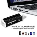 High Speed Multi USB 2.0 All In One Memory Card Reader for Micro SD T-Flash MMC SDHC MS PRO DUO TF M2 Memory Stick. 