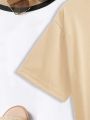 90s Bow Print Crew Neck T-Shirt Casual Short Sleeve T-Shirt For Spring Summer Women's Clothing.