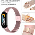 Strap For Xiaomi Mi Band 8 MIlan Wrist Metal Bracelet Screwless Stainless Steel for Mi Band 8 Strap Wristbands Pulseira. 