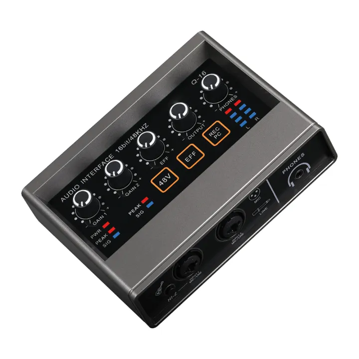 Audio%20Interface%2016-bit/48kHz%20Chip%20USB%202.0%20Interface%20for%20PC,%20Music%20Interface%20with%2048V%20Phantom%20Power%20Ideal%20for%20Beginner%20-%20Image%207