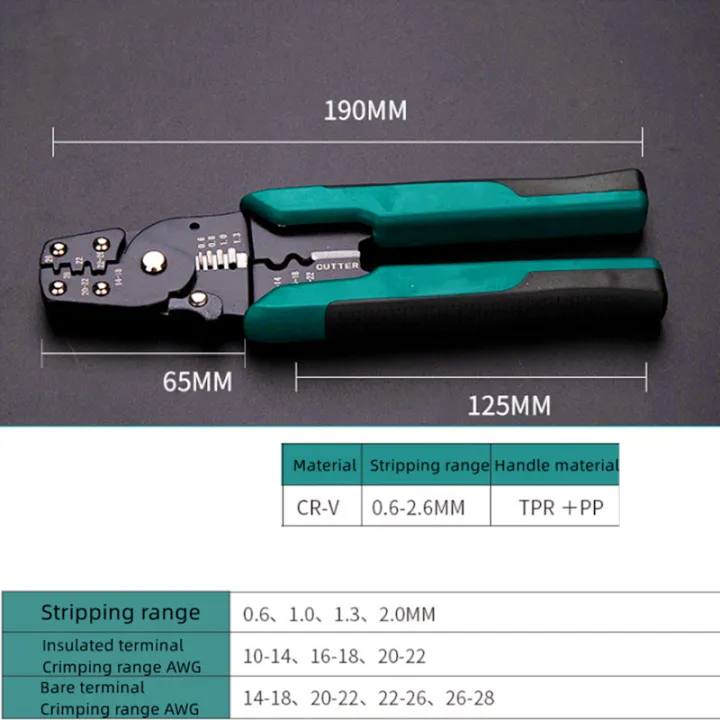 1pcs%204%20in1%20Multifunctional%20Crimping%20Terminal%20Pliers,Wire%20Stripper,Wire%20Cutter,Terminal%20Pliers,Wiring%20Accessories,Hand%20Tool%20-%20Image%206