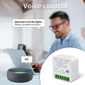 16A Tuya Smart WiFi Switch 2 Way Control RF433MHz Wireless Panel Switch DIY Module SmartLife APP Alexa Google Home Voice Control. 