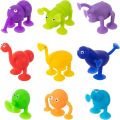 9PCS Soft Sticky Suction Dart Fidget Toy Family Interactive Game Pop Silicone Dart Toy Party Game Fingertip Decompression Toy.