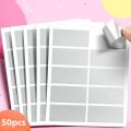 50/100/200Pcs Scratch Card Stickers Toy Scratch Tool Labels Surprise Self-adhesive Note Paper Rectangular DIY Gift Decorations. 