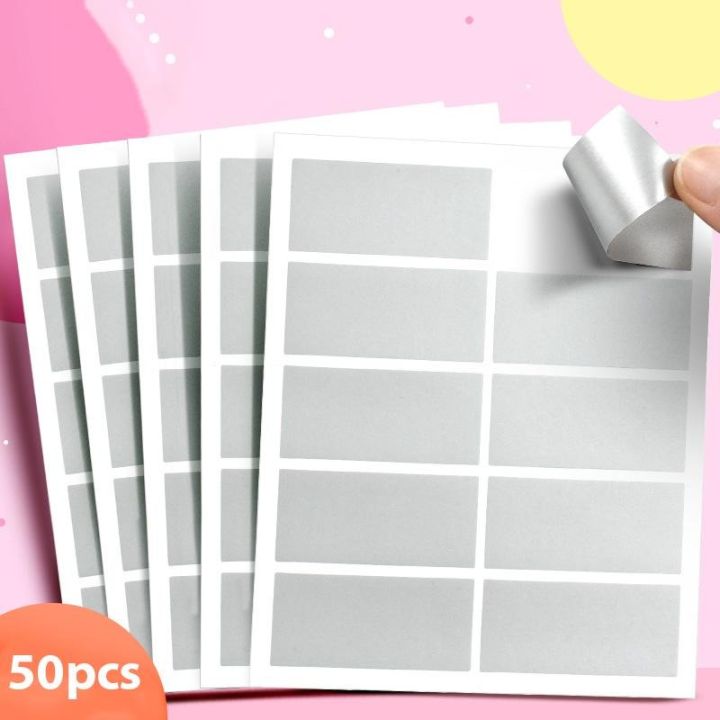 50/100/200Pcs%20Scratch%20Card%20Stickers%20Toy%20Scratch%20Tool%20Labels%20Surprise%20Self-adhesive%20Note%20Paper%20Rectangular%20DIY%20Gift%20Decorations%20-%20Image%207