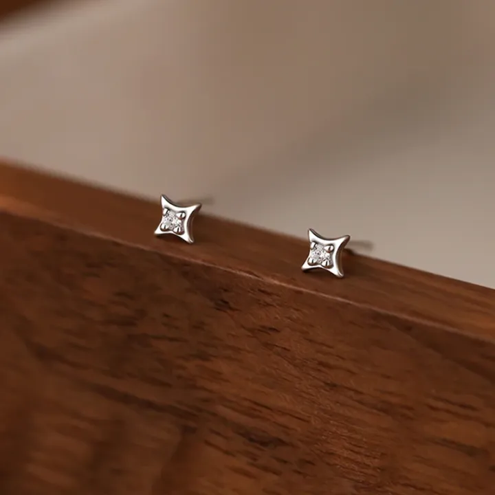 SOFTPIG%20Real%20925%20Sterling%20Silver%20Zircon%204MM%20Star%20Tiny%20Stud%20Earrings%20for%20Women%20Fine%20Jewelry%20Minimalist%20Ear%20Hole%20Care%20Accessories%20-%20Image%205
