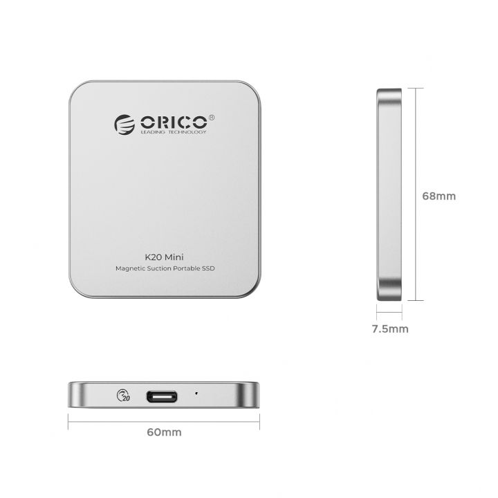 ORICO%20K20Mini%20Magnetic%20External%20SSD%20for%20iPhone%2017%2016%20Pro/Max%20ProRes%202000MB/s%204K%20ProRes%20HDR%20Record%20and%20Store%20Portable%20Solid%20State%20-%20Image%207