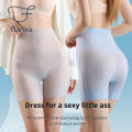 Flarixa Ultra Thin Ice Silk Safety Shorts Women High Waist Shaping Panties Seamless Slimming Underwear Tummy Pants Body Shaper.