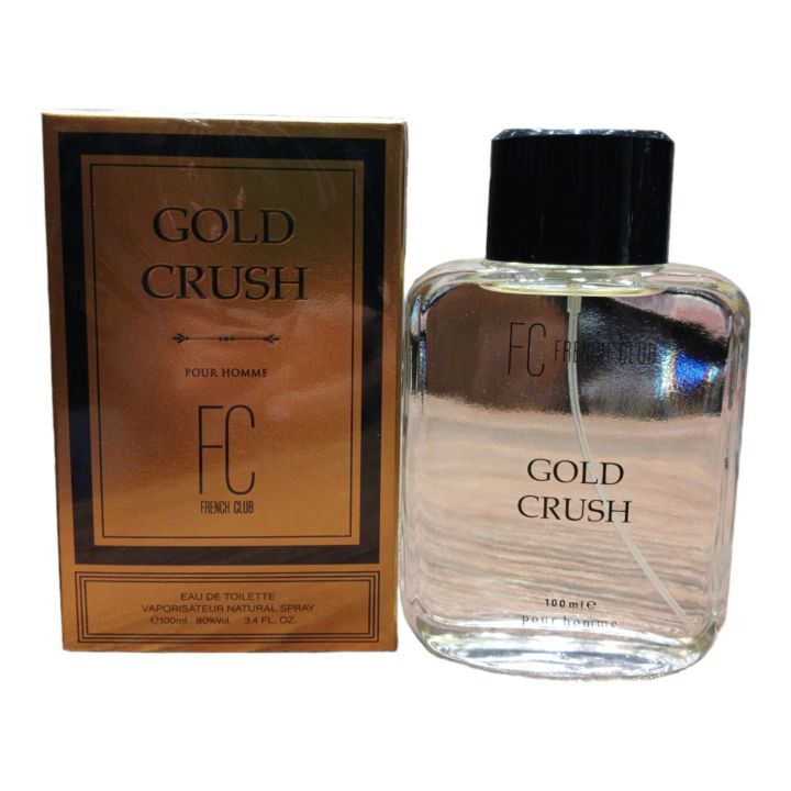 Gold crush men perfume 100ml