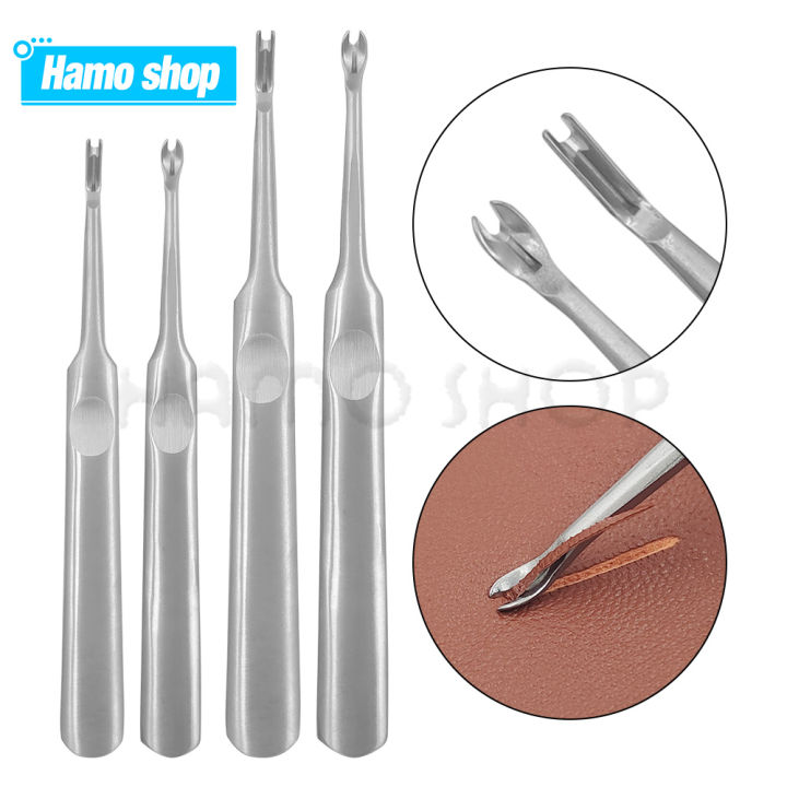 S/L U+V Shaped Leather Tools Groover Skiving Edge Bevelers Trenching Device DIY Handcraft Working Tool Wallet Crease Folded Line