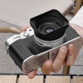 Square X100VI Shading Hood Compatible With Fujifilm X70 X100S X100T X100 X100F X100V Lens Filter Adapter Ring Metal Mount.