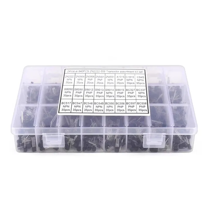 50 pezzi BC327 BC337 BC517 BC547 BC548 BC549 BC550 BC556 BC557 BC558