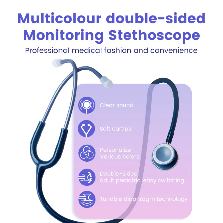 Professional%20Cardiology%20Stethoscope%20Double%20Head%20Stethoscope%20Medical%20Equipment%20Equipo%20Medico%20Doctor%20Nurse%20Student%20Stethoscope%20-%20Image%202
