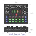 V8 V8S Audio Mixer USB External Headset Microphone Webcast Personal Live Broadcast Sound Card For Phone Computer. 