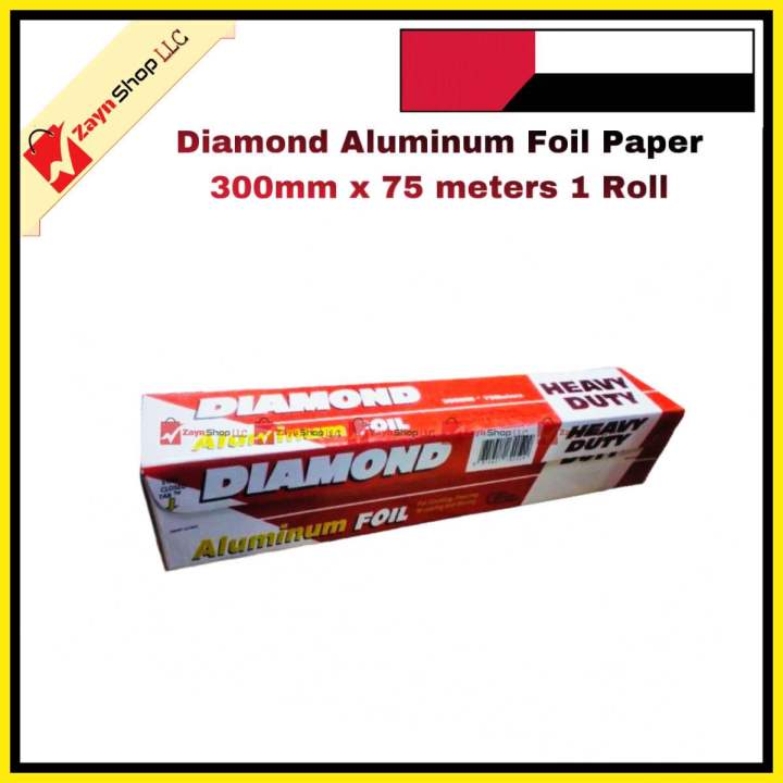 Diamond%20Aluminum%20Foil%20Paper%20300mm%20x%2075%20meters%201%20Roll%20-%20Image%203