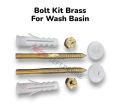 Bolt Kit for Basin or Commode M.S, S.S and Brass, Multipurpose bolts kit. 