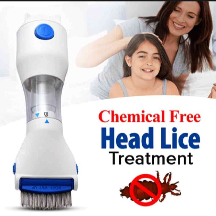 Electric Lice Removal Comb for Adults & Kids – Powerful Vacuum Suction Lice & Nit Remover | Multi-Use Pet Flea & Dandruff Cleaner | Rechargeable, Chemical-Free Lice Treatment Tool with Filter | Safe for Hair, Beard, and Scalp Cleaning