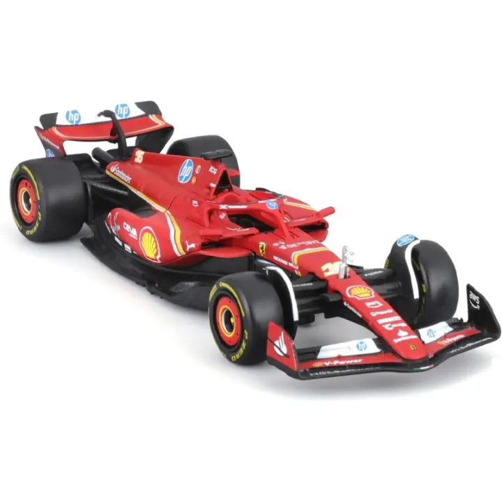 Burago%201:43%202024%20Scuderia%20Ferrari%20SF24#16%20Leclerc%20#55%20Sainz%20F1%20Model%20Formula%20Car%20Static%20Simulation%20Diecast%20Collection%20Gift%20-%20Image%207