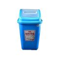 Plastic Dustbins With Swing Lids. 