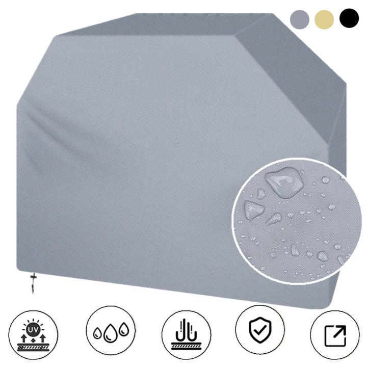 147x61x122CM BBQ Cover Gas Barbecue Cover for Weber BBQ Char Broil Outback Waterproof Heavy Duty UV Resistant Barbecue Covers