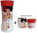white secret body lotion with dark spot remover cream. 