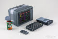 Sinclair ZX Spectrum classic PC model paper doll papercraft (for DIY cutting). 