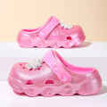 One-step garden shoes, can be worn in all seasons, shiny thick-soled EVA versatile hole shoes, suitable for the beach 1214 step 1390.