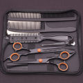 6.0''Hair Scissors Stainless Cutting Shears Thinning Hairdressing Haircut Comb Razors Set Salon Barber & Home Dropshipping C1001. 