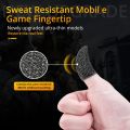 Finger Cover Game Controller For PUBG Sweat Proof Non-Scratch Sensitive Touch Screen Gaming Finger Thumb Sleeve Mobile Gloves.