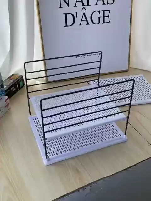 3 Layer Kitchen Organizer Folding Storage Rack | Daraz.com.np