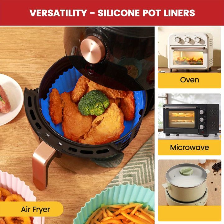 6PC%20Air%20Fryer%20Mats%20-%20450%C2%B0F%20Silicone%20Non-Stick%20Dual%20Texture%20Dishwasher%20Safe%20Crispy/Steam%20Cooking%20-%20Image%206